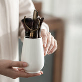 Dehua White Porcelain Gongfu Tea Tool Set – Complete Six-Piece Tea Ceremony Accessories