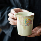 Ru Kiln Beige Goldfish Fairness Cup – 230ml