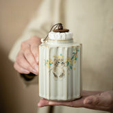 Ru-Style “Lucky Cat” Large Tea Canister – 400ml