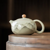 Ru-Style “Mountain Blossom” Xishi Teapot – 180ml