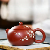 Yixing Dahongpao Dark Fragrance Xishi Plum Blossom Purple Sand Pot – 250ml | Handmade Purple Clay Tea Pot