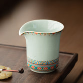 Ru Kiln Fair Cup with Baoxiang Flower – 175ml