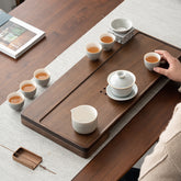 Walnut Wood Serenity Tea Tray
