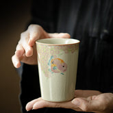 Ru Kiln Beige Goldfish Tumbler – 250ml