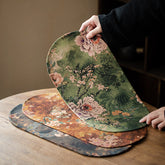 Double-Sided Xiangyun Silk Tea Mat