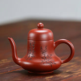 Yixing Dahongpao Purple Sand Siting Pot – 130ml | Handmade Purple Clay Tea Pot