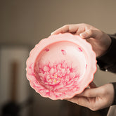 Ru-Style Pink Lotus Teapot Stand