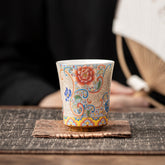 Handmade Silver Enamel Wanhua Master Cup - 70ml