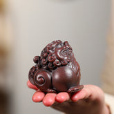 Yixing Handmade Purple Sand Lion Tea Pet