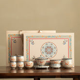 Dunhuang Feitian Ru-Style Gaiwan Tea Set - 8 Piece Set