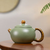 Yixing bean green sand purple sand Xishi teapot-200ml