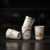 Plant Ash Glazed Large Master Cup – 250ml Ceramic Tea, Coffee & Milk Mug