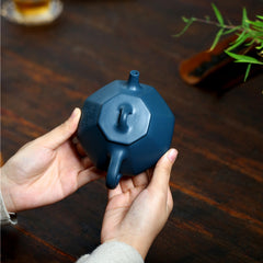 Yixing raw ore Bafangshi scoop purple clay pot-200ml