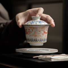 Dunhuang Feitian  Ru-Style Horse-Hoof Gaiwan – 170ml