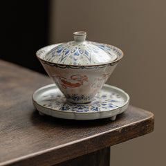 Dunhuang Feitian Ru-Style Conical Gaiwan – 150ml