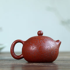 Yixing Raw Mine Dahongpao Baifu Xishi Purple Sand Pot – 220ml | Handmade Purple Clay Tea Pot