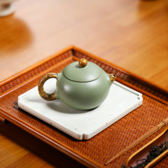 Yixing bean green sand purple sand Xishi teapot-200ml