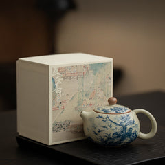 Handmade Ru Kiln Xishi Teapot - 230ml