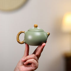 Yixing bean green sand purple sand Xishi teapot-200ml