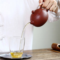 Yixing Raw Mine Dahongpao Baifu Xishi Purple Sand Pot – 220ml | Handmade Purple Clay Tea Pot