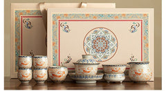 Dunhuang Feitian Ru-Style Gaiwan Tea Set - 8 Piece Set