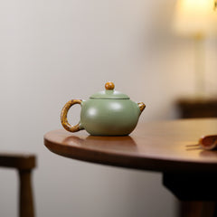Yixing bean green sand purple sand Xishi teapot-200ml