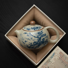 Handmade Ru Kiln Xishi Teapot - 230ml