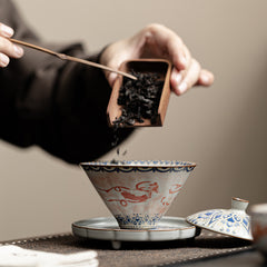 Dunhuang Feitian Ru-Style Conical Gaiwan – 150ml