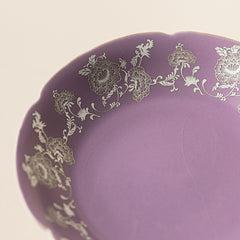 Purple Ru-Glazed Lotus Peony Teapot Tray