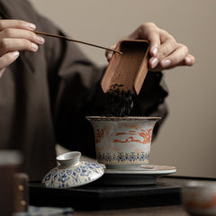 Dunhuang Feitian  Ru-Style Horse-Hoof Gaiwan – 170ml