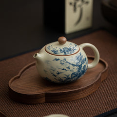 Handmade Ru Kiln Xishi Teapot - 230ml
