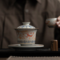 Dunhuang Feitian  Ru-Style Horse-Hoof Gaiwan – 170ml