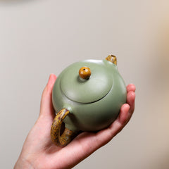 Yixing bean green sand purple sand Xishi teapot-200ml