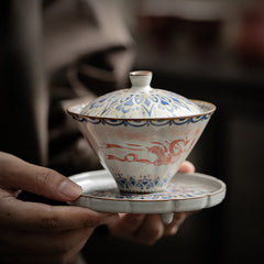 Dunhuang Feitian Ru-Style Conical Gaiwan – 150ml