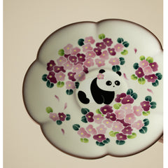 Panda “Lard Glaze” Tea & Coffee Cup Set – 180ml Ceramic Afternoon Tea Mug with Saucer for Women’s Office & Home Use