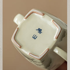 Ru-Style “Mountain Blossom” Square Teapot – 190ml
