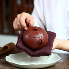 Yixing Raw Mine Dahongpao Baifu Xishi Purple Sand Pot – 220ml | Handmade Purple Clay Tea Pot
